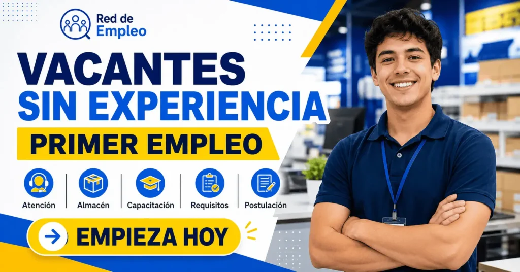 Empleos sin experiencia en México 2026: opciones reales para iniciar