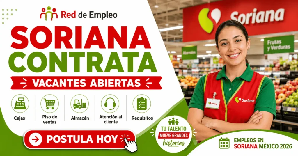 Empleos en Soriana México 2026: vacantes abiertas y consejos para aplicar
